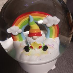 Colorful Musical Gnome Snow Globe
